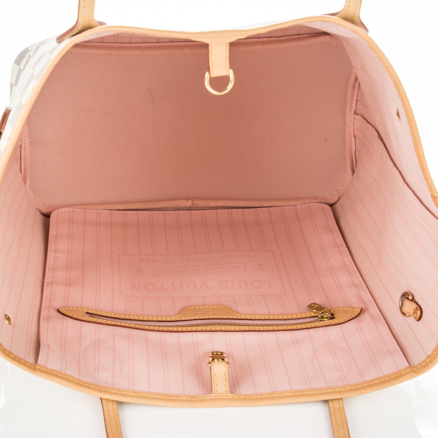 Louis Vuitton Damier Azur Neo Neverfull MM Rose Ballerine 5 of 8