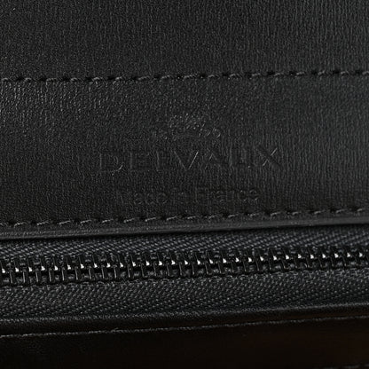 Delvaux Canvas Patent Calfskin MM Brillant Satchel Black 6 of 13