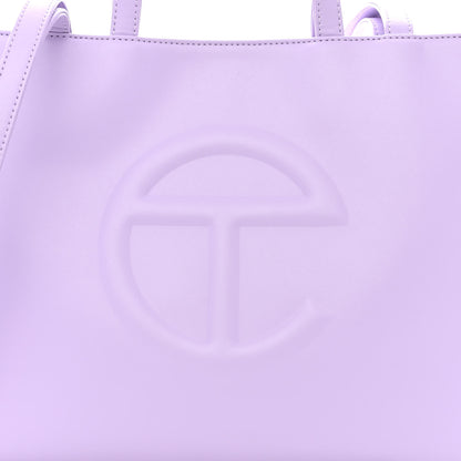 Telfar Vegan Leather Medium Shopping Bag Lavender 9 of 11