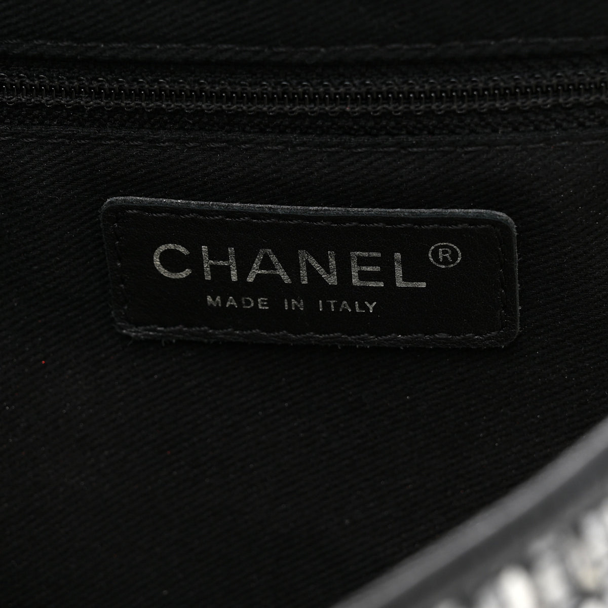 Chanel PVC Tweed Patchwork Jumbo Single Flap Black 6 of 12
