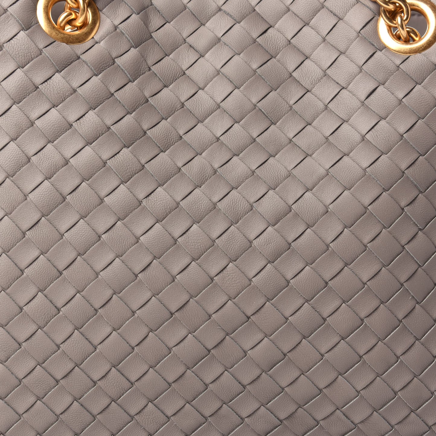 Nappa Intrecciato Top Handle Tote Limestone