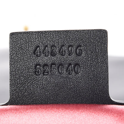 Gucci Velvet Matelasse Medium GG Marmont Shoulder Bag Black 9 of 12