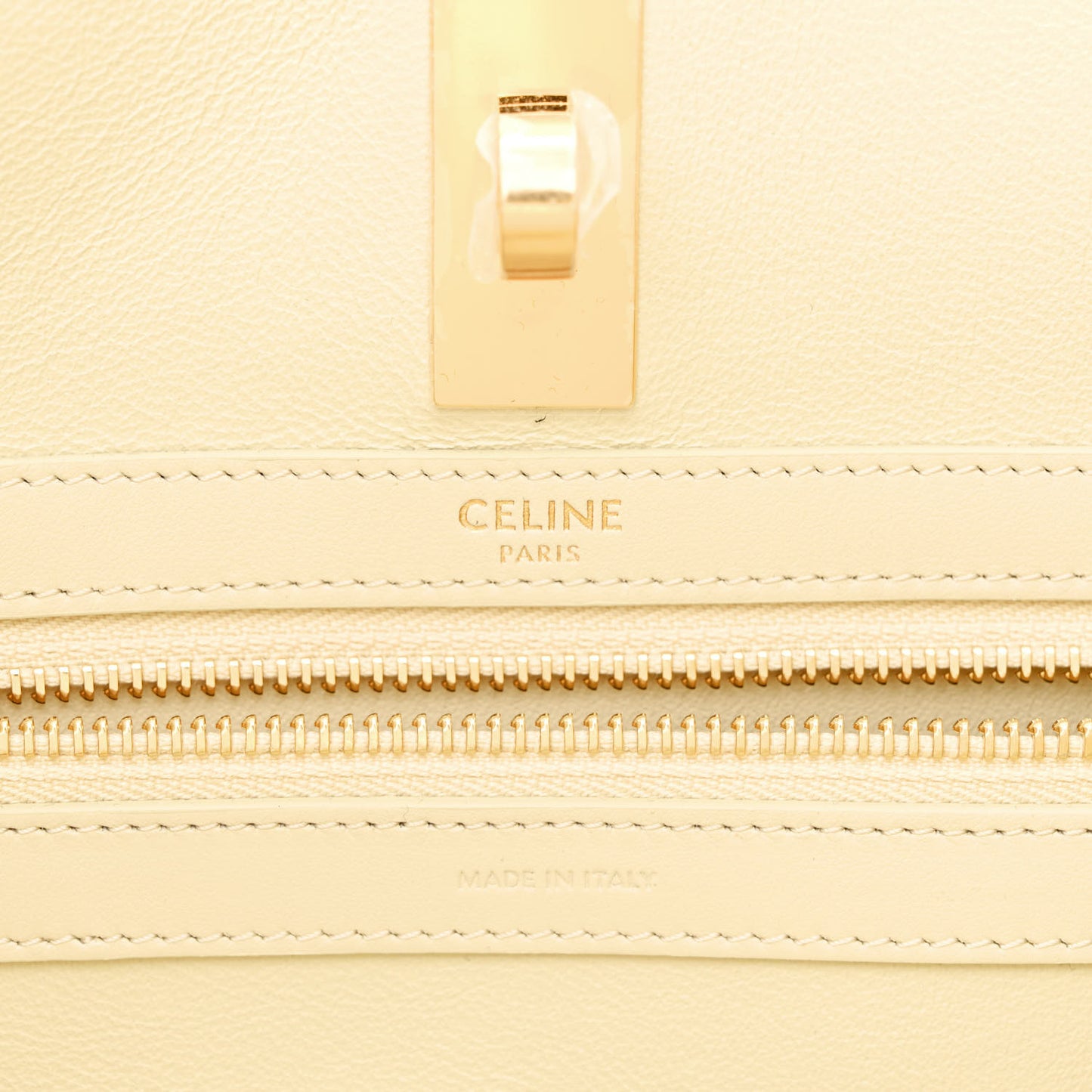 Smooth Calfskin Cabas 16 Bag Limestone