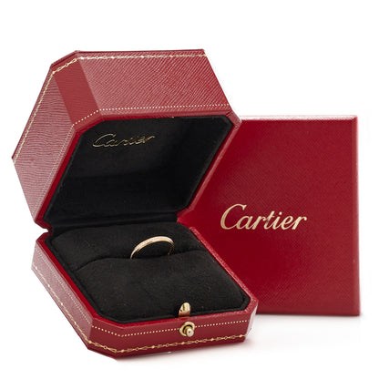 Cartier 18K Pink Gold Diamond 2.3mm D'Amour Wedding Band Ring 52 6 11 of 13