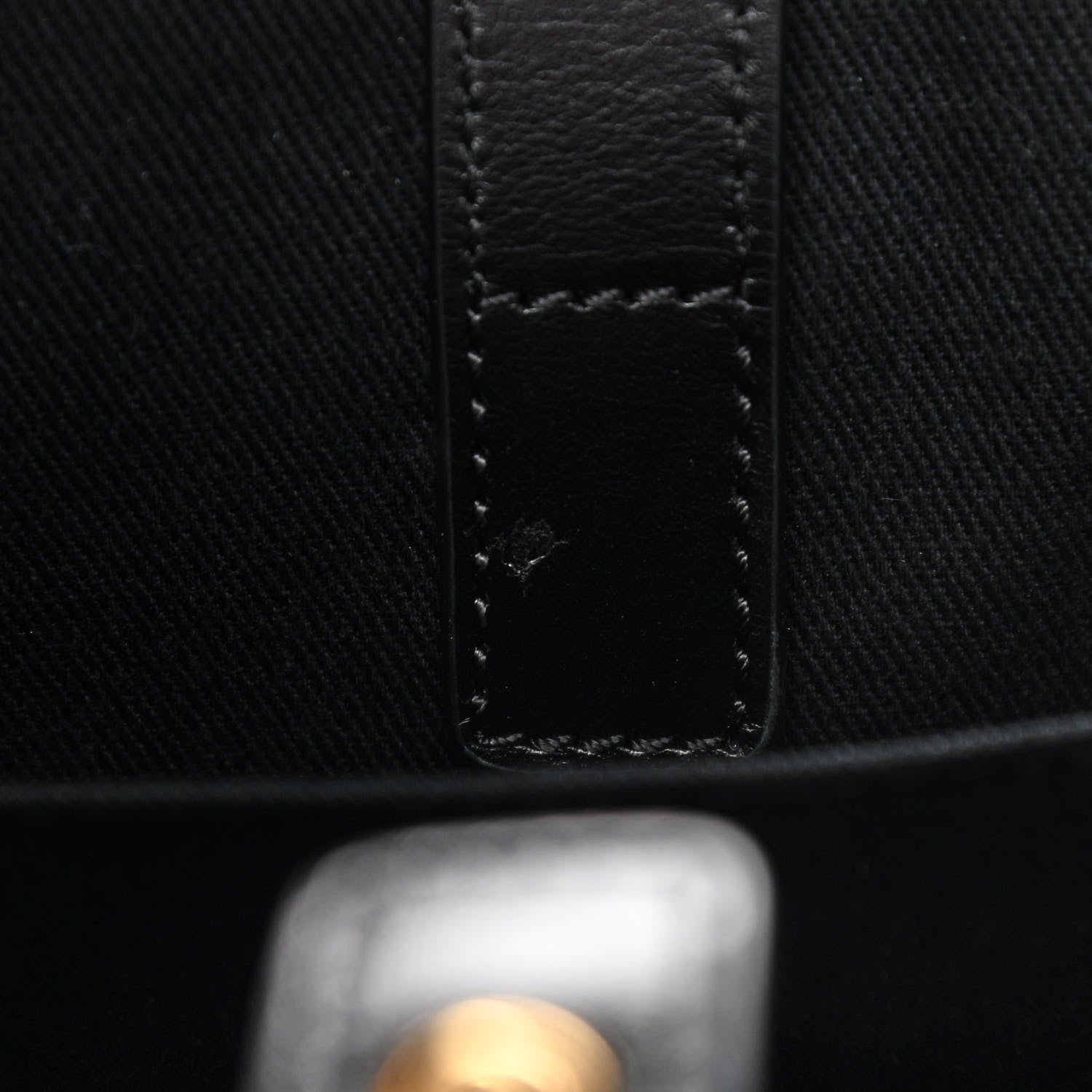 Versace Coated Canvas Calfskin La Greca Signature Tote Bag Black Khaki 10 of 10
