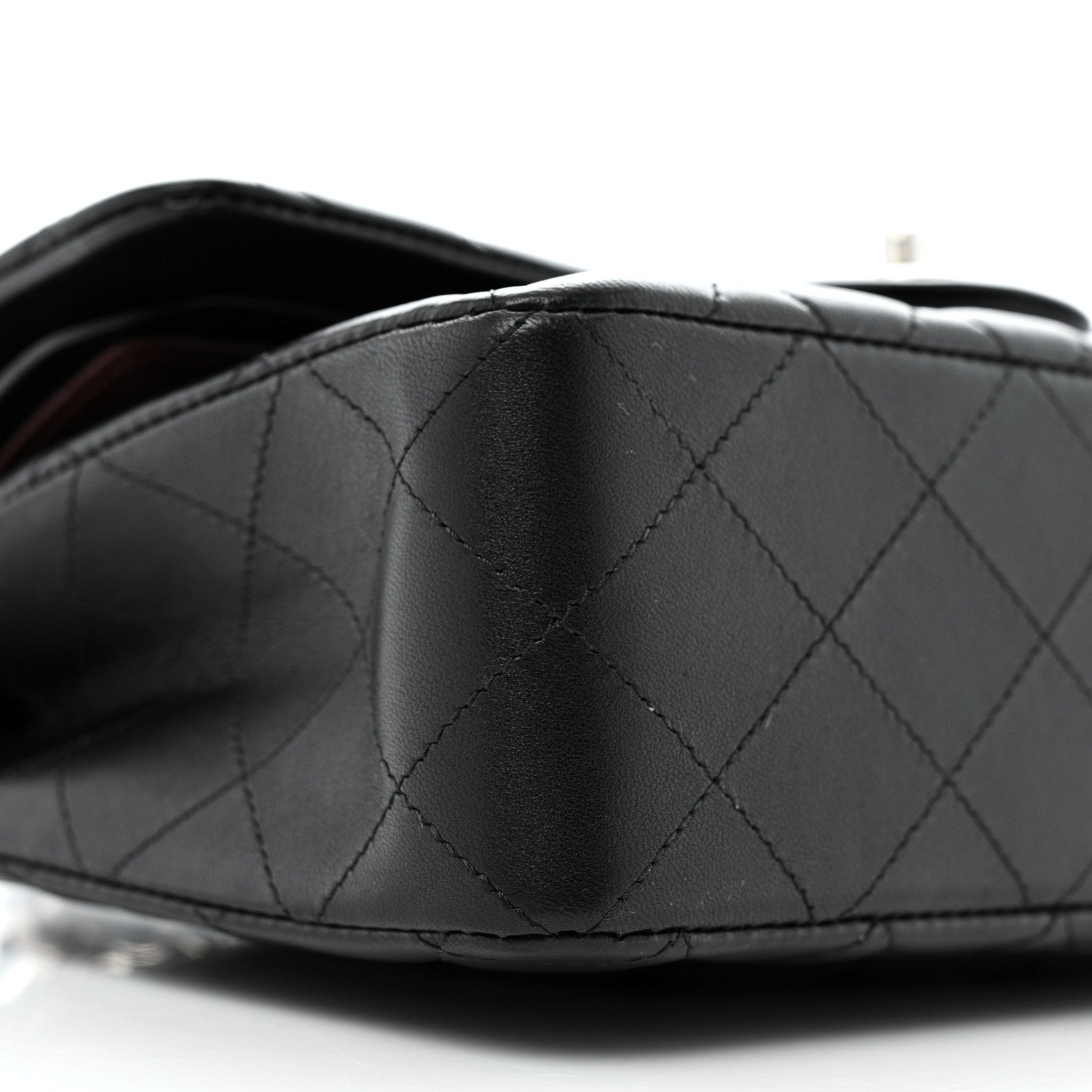 Chanel Lambskin Quilted Small Double Flap Black 9 of 11