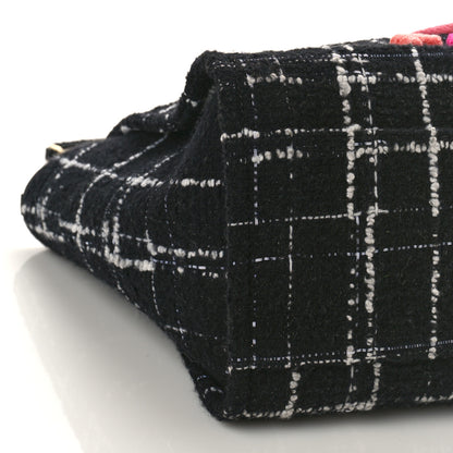 Chanel Tweed Medium Deauville Tote Black White Multicolor 9 of 10