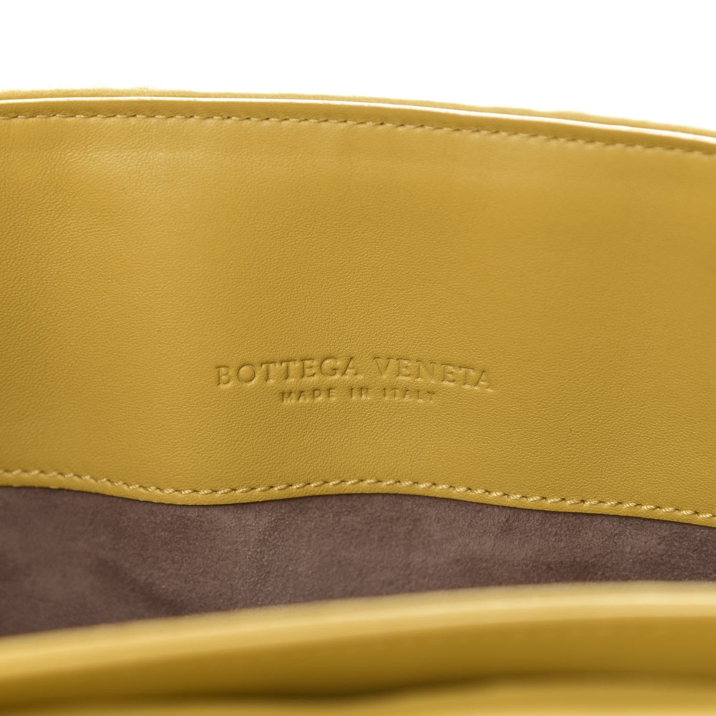 Nappa Ayers Intrecciato Top Handle Bag Moutarde