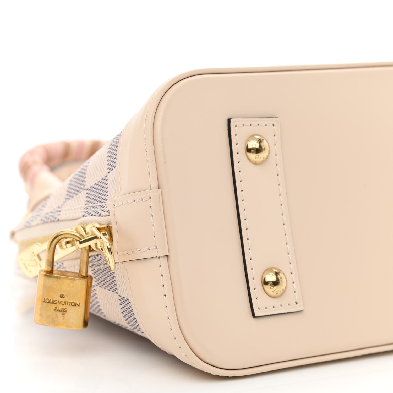 Louis Vuitton Damier Azur Braided Alma BB 7 of 8