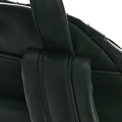 Bottega Veneta Smooth Calfskin Intrecciato Borsa Backpack Pine 12 of 13