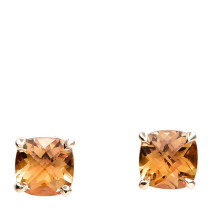 Tiffany 18K Yellow Gold Citrine Post Earrings 1 of 5