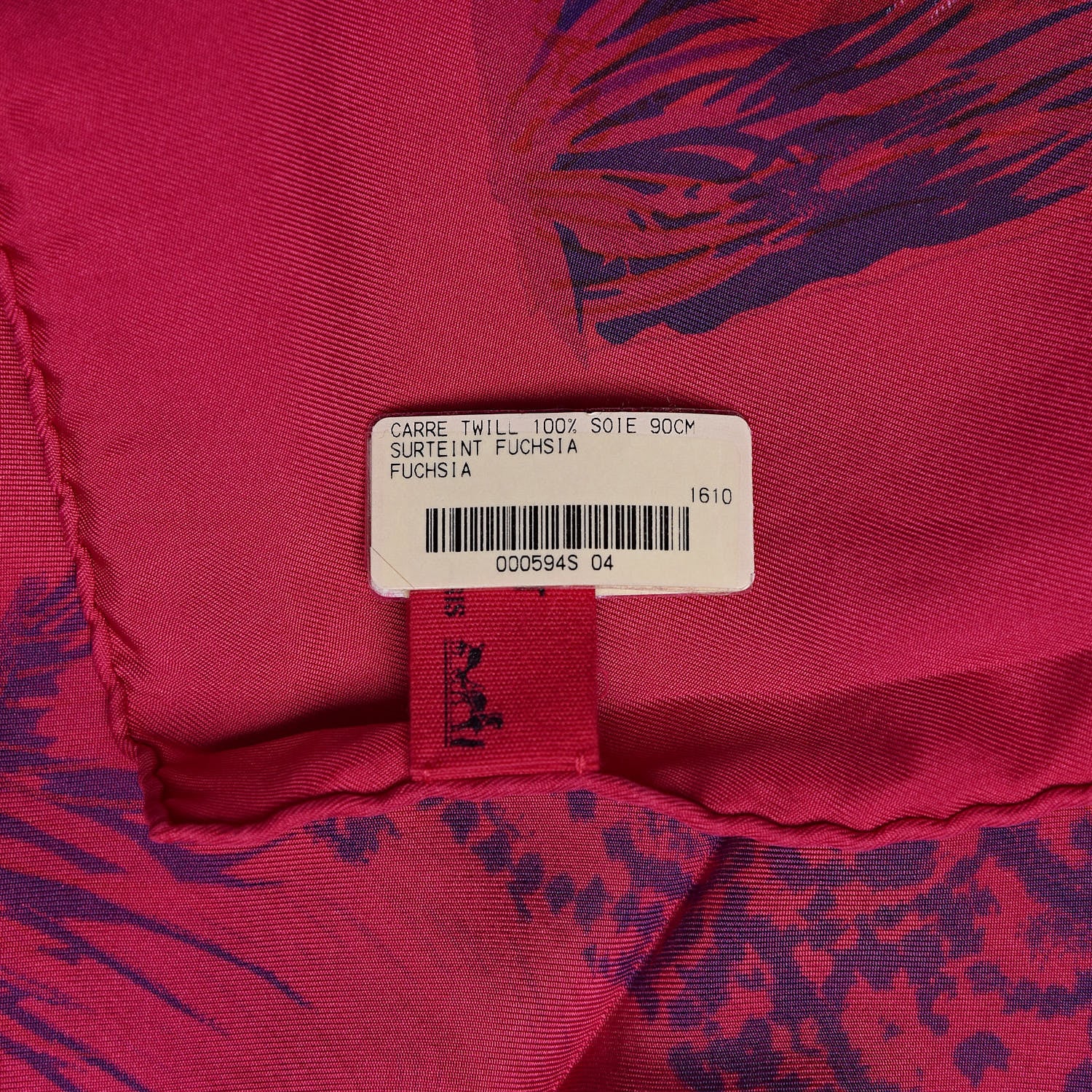 Hermes Silk Dip Dye Nuba Mountain Scarf 90 Fuchsia 3 of 6