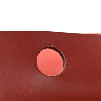 Hermes Military Toile Vache Hunter Herbag Zip 31 PM Rouge Grenat Rouge H 15 of 17