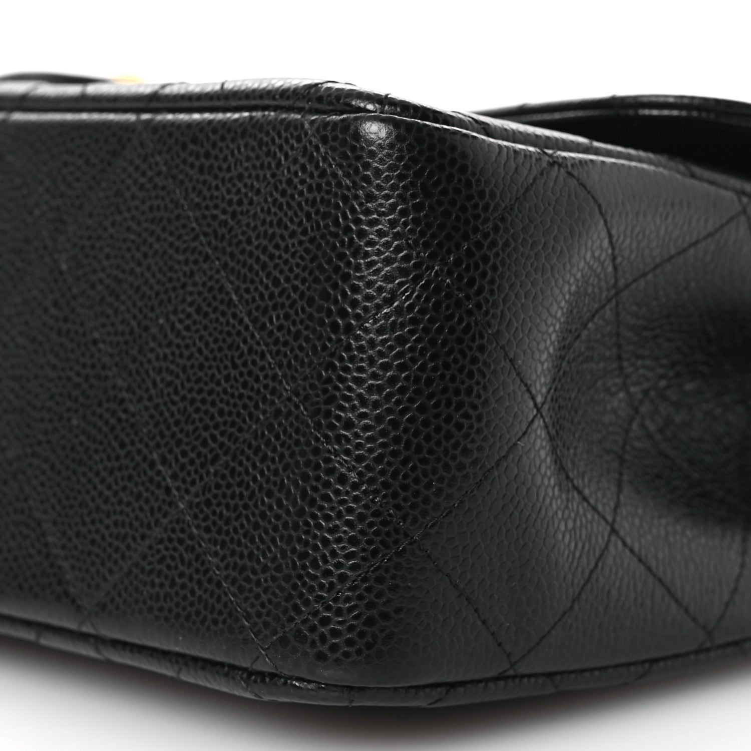 Chanel Caviar Quilted Jumbo Double Flap Black 18 of 27