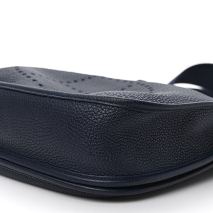 Hermes Taurillon Clemence Evelyne III PM Bleu Nuit 8 of 8