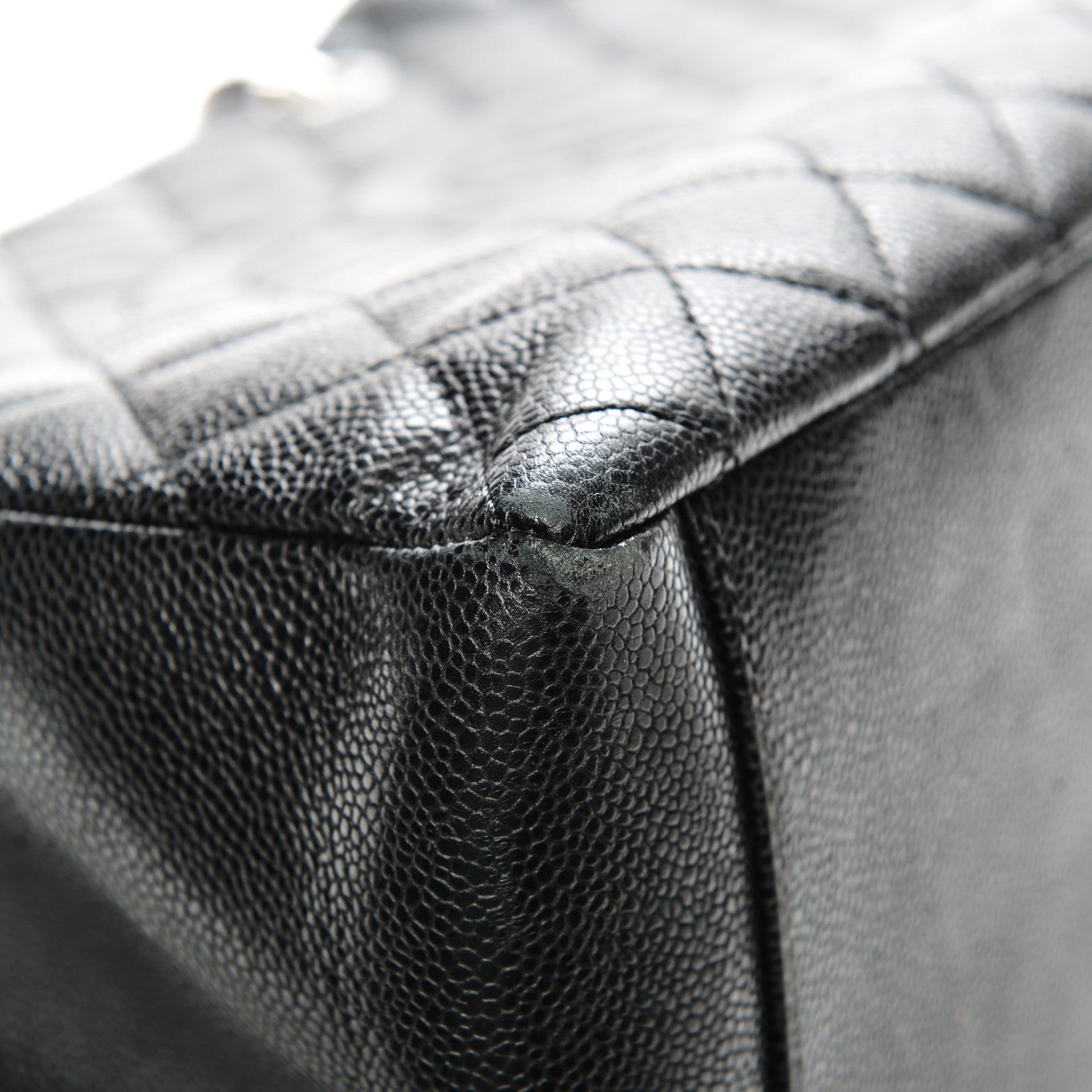 Chanel Caviar Quilted Grand Shopping Tote GST Black 9 of 12