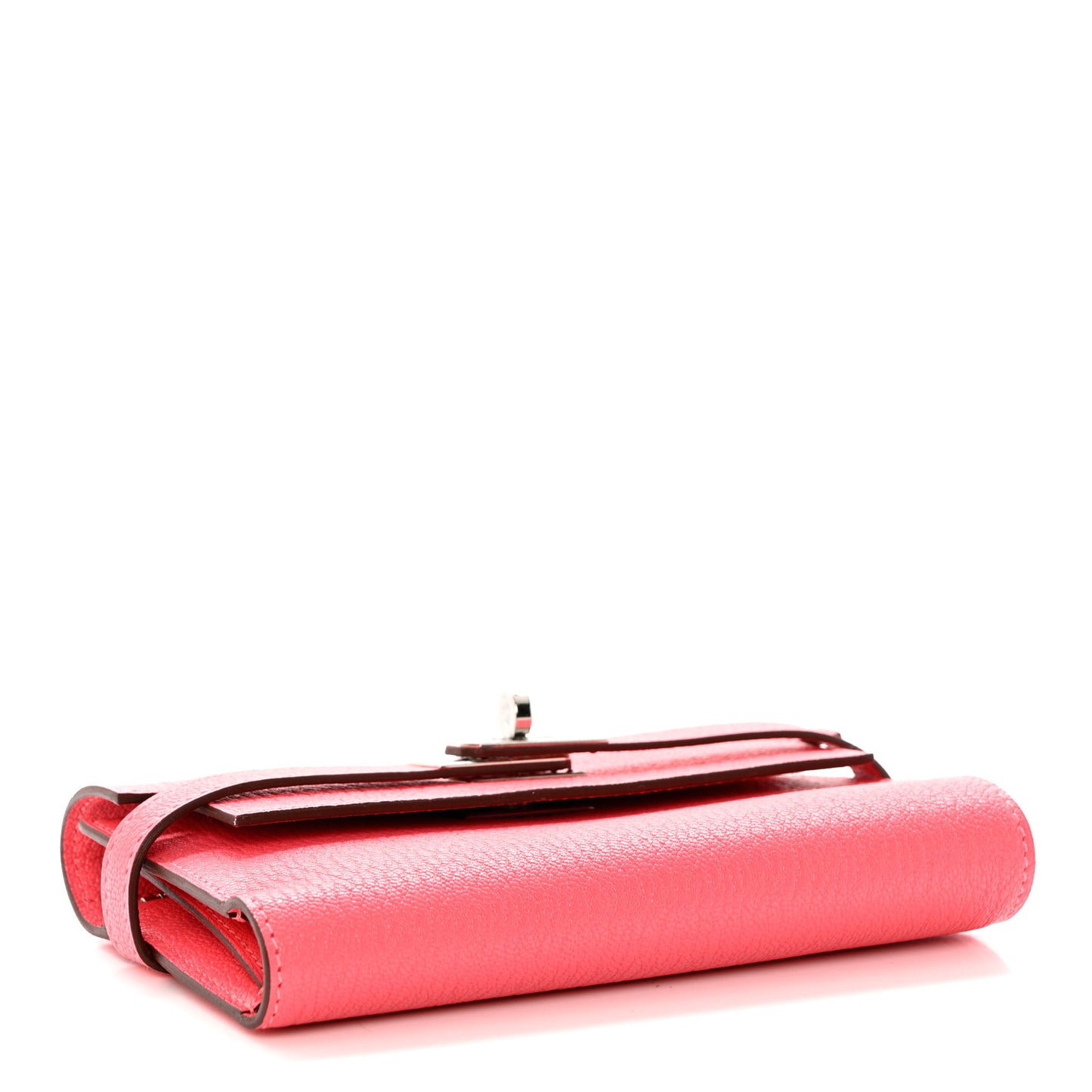 Chevre Mysore Medium Kelly Wallet Rose Azalee