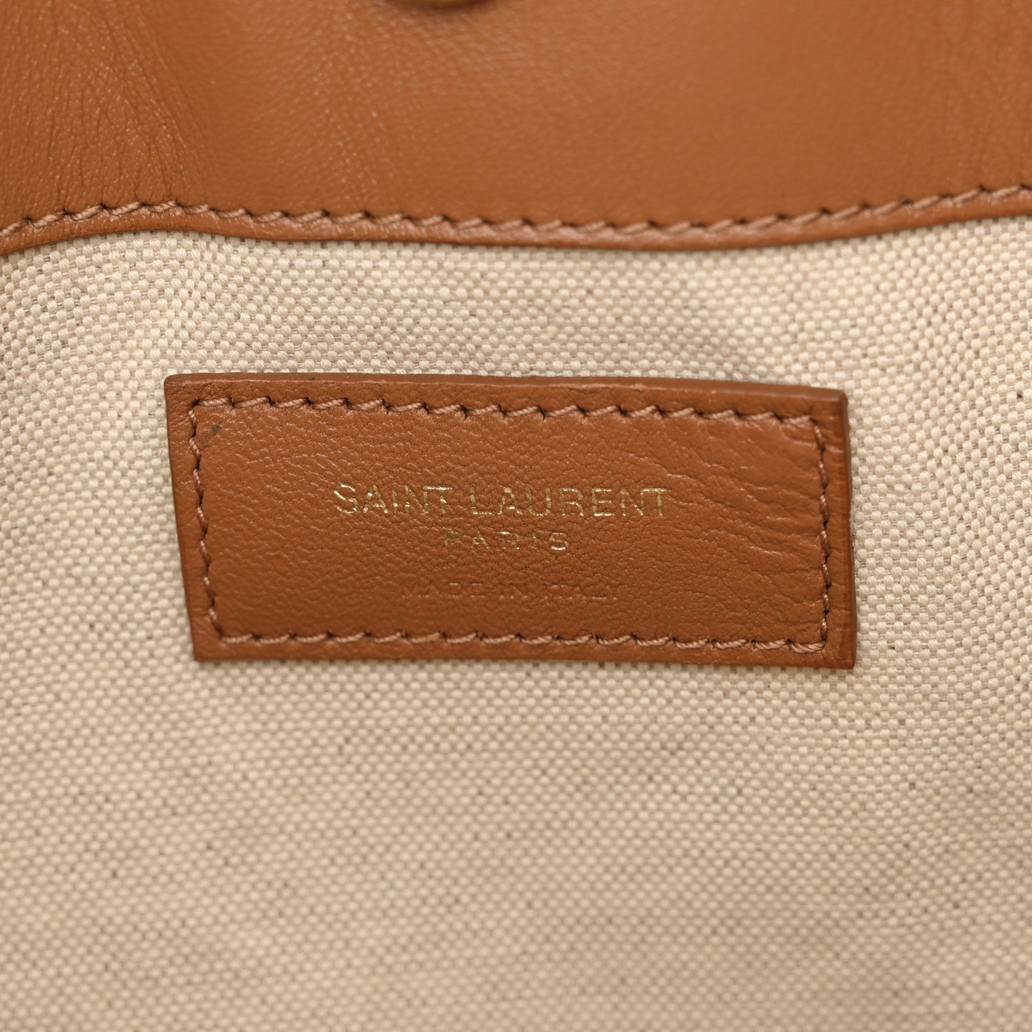 Suede Calfskin Studded Fringe Toy Shopping Tote Brown