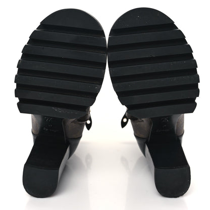 Louis Vuitton Patent Calfskin Monogram Star Trail Ankle Boots 41 Black 5 of 8