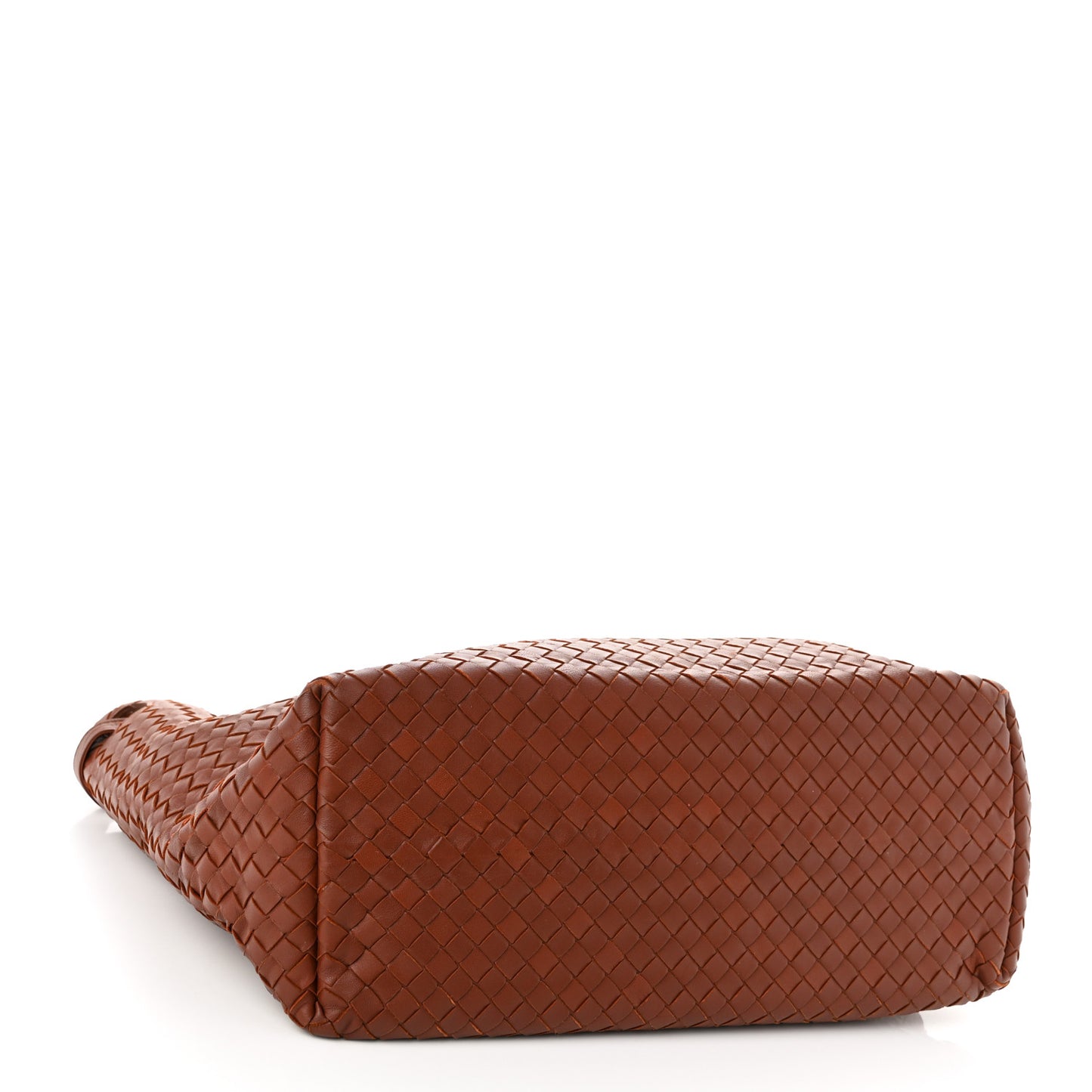 Nappa Intrecciato Medium Garda Bag Rust
