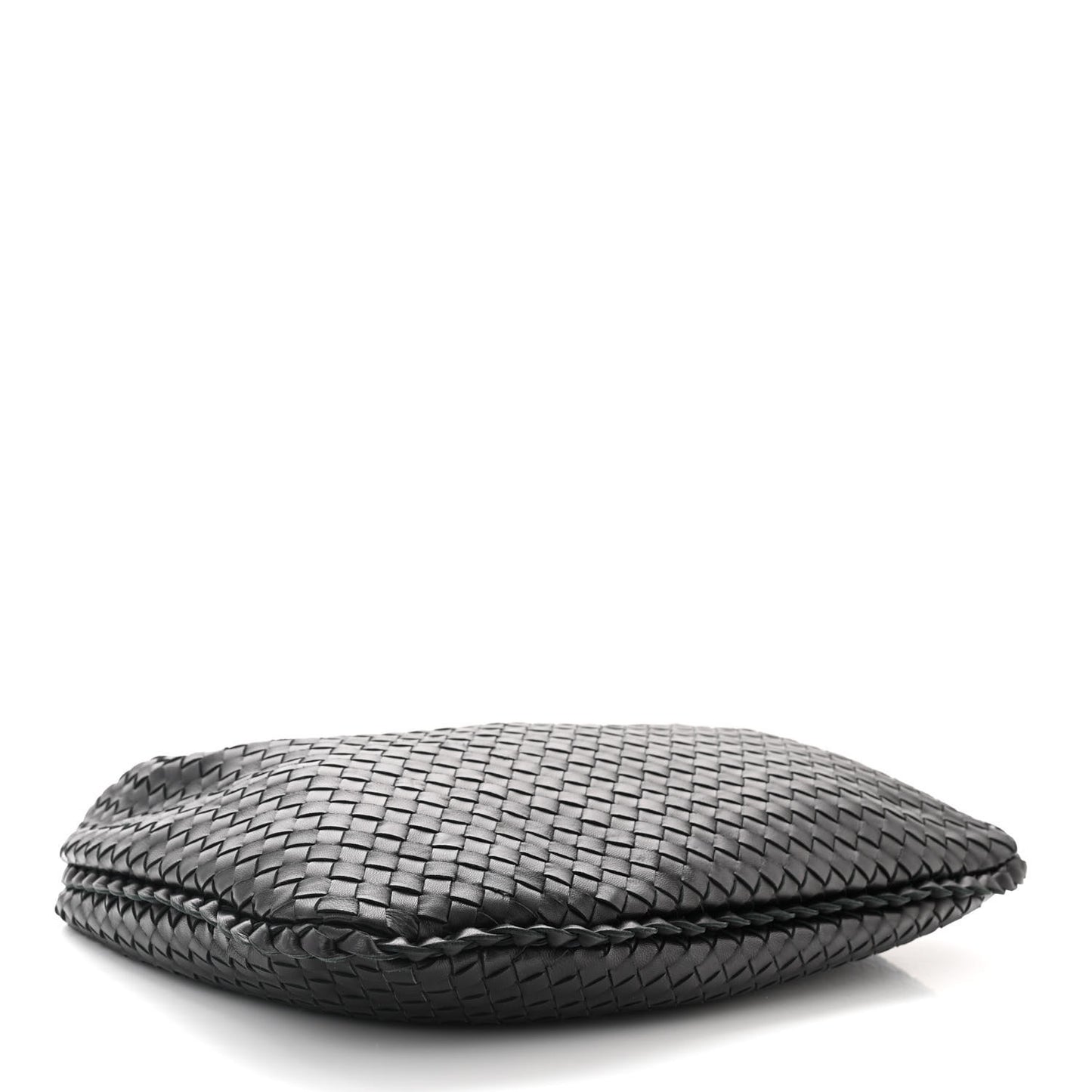 Nappa Intrecciato Medium Veneta Hobo Black
