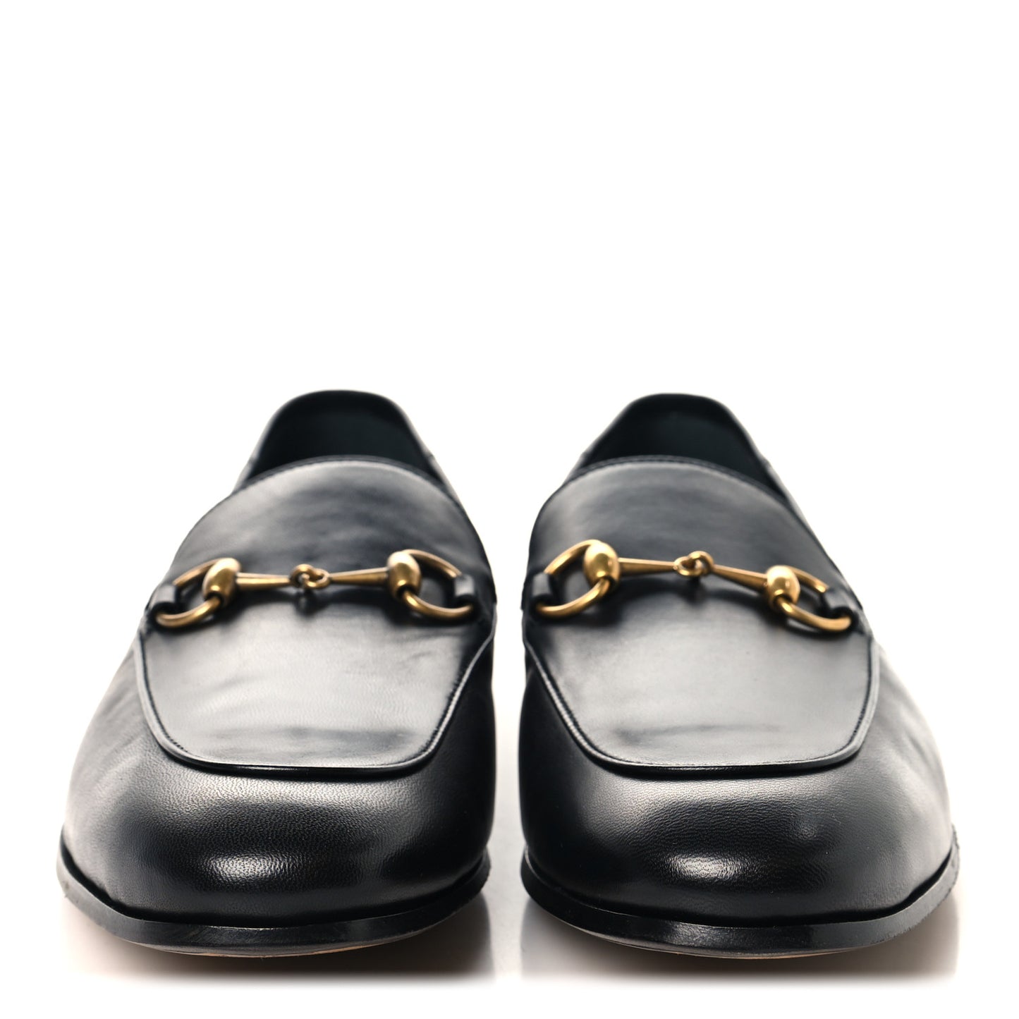 Lambskin Mens Brixton Horsebit Loafers 10.5 Black