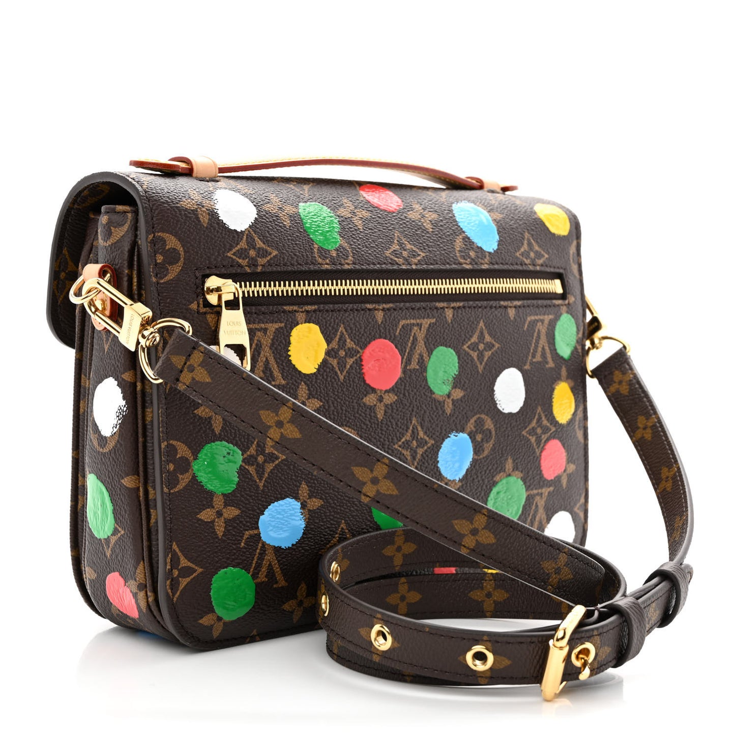 LV x YK Monogram Dots Pochette Métis