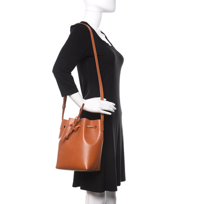 Mansur Gavriel Vegetable Tanned Calfskin Mini Bucket Bag Cammello Dolly 2 of 11
