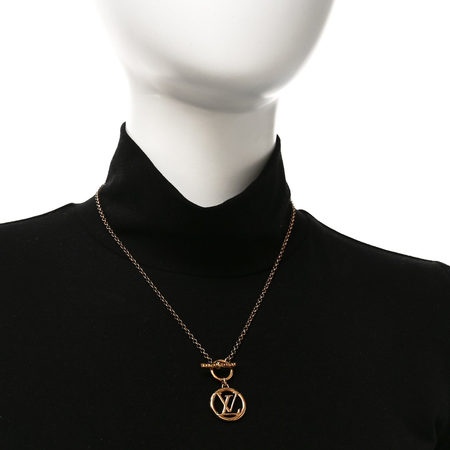 Metal Baby Louis Necklace Gold