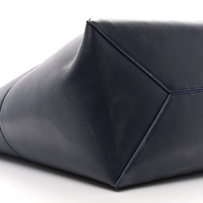Loewe Shiny Calfskin XL Puzzle Fold Tote Abyss Blue 8 of 10