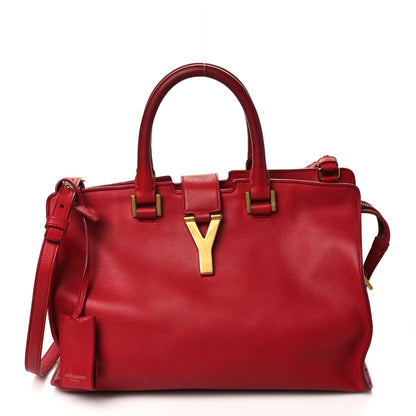 Saint Laurent Calfskin Small Classic Y Cabas Red 1 of 7