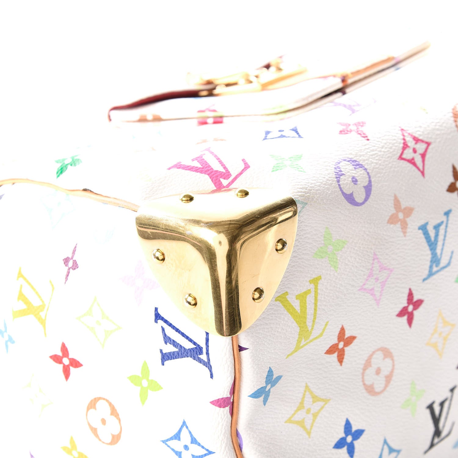 Louis Vuitton Monogram Multicolor Speedy 30 White 5 of 14