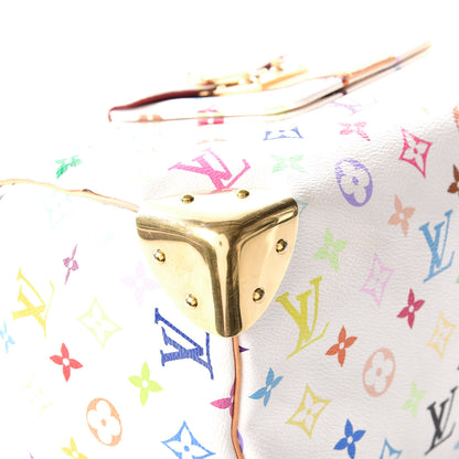 Louis Vuitton Monogram Multicolor Speedy 30 White 5 of 14