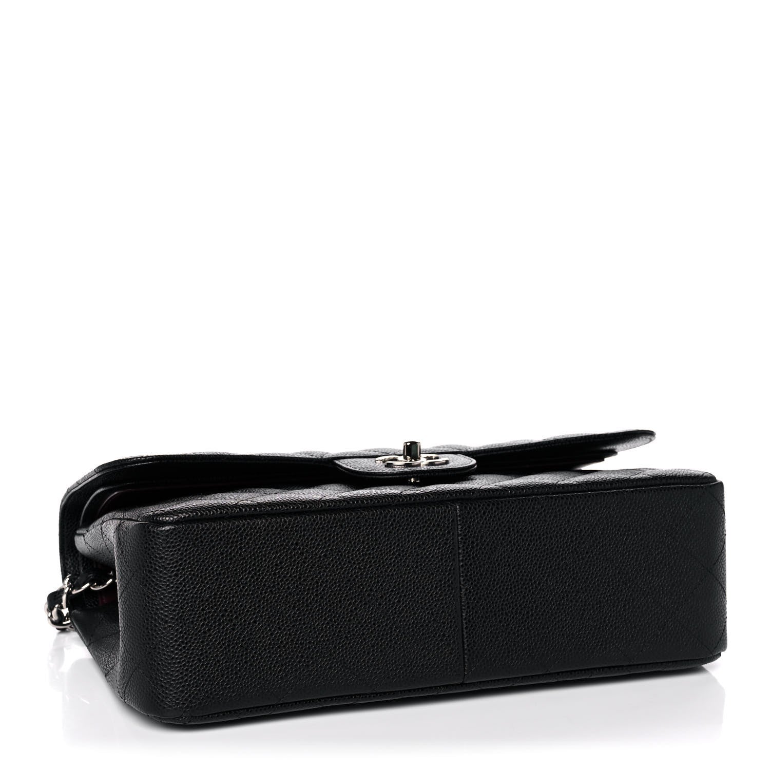 Chanel Caviar Quilted Jumbo Double Flap Black 4 of 11