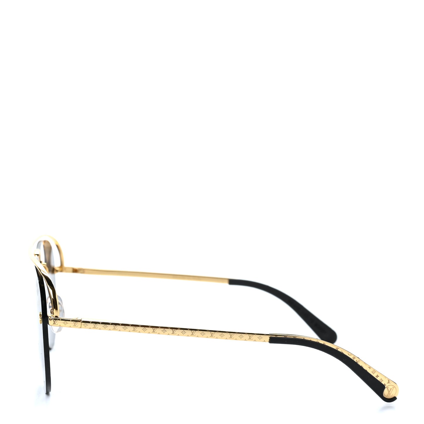 Metal Monogram Grease Sunglasses Z1172W Gold