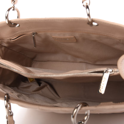 Chanel Caviar Quilted Grand Shopping Tote GST Beige Clair 4 of 9