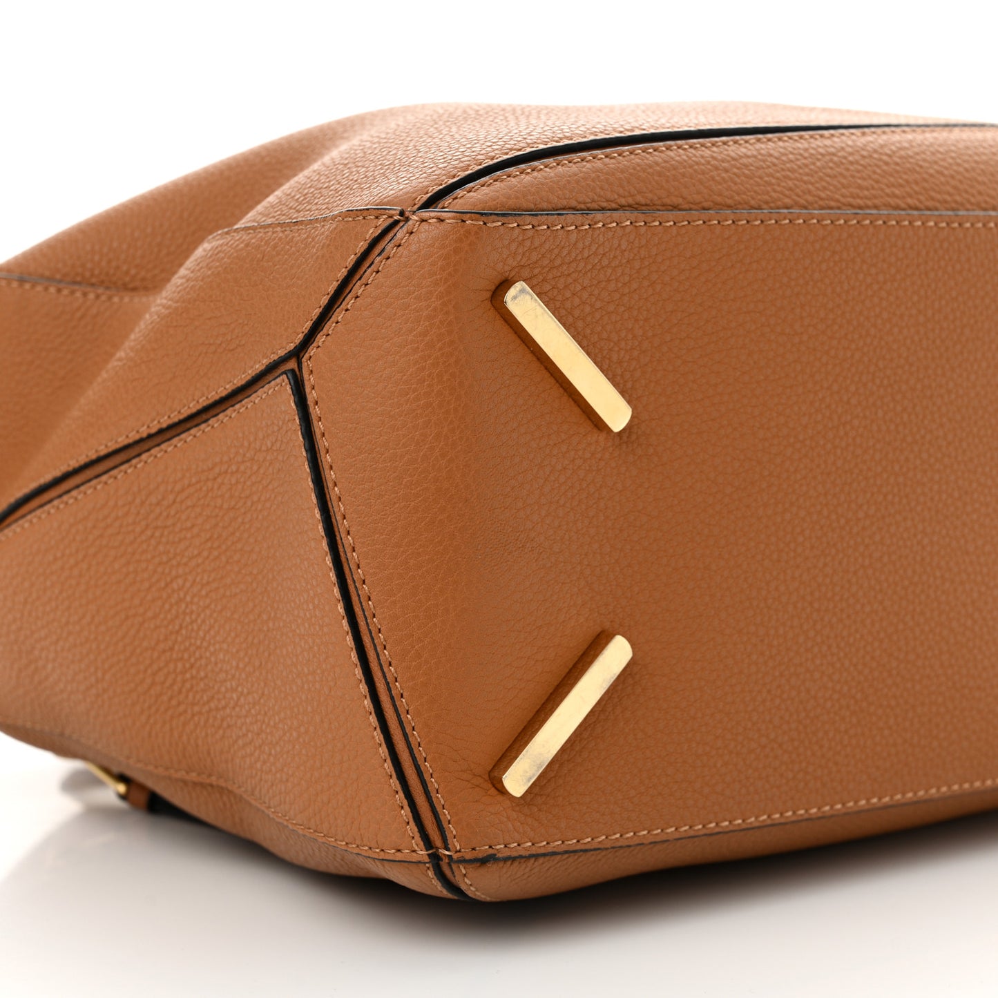Calfskin Medium Puzzle Bag Light Caramel