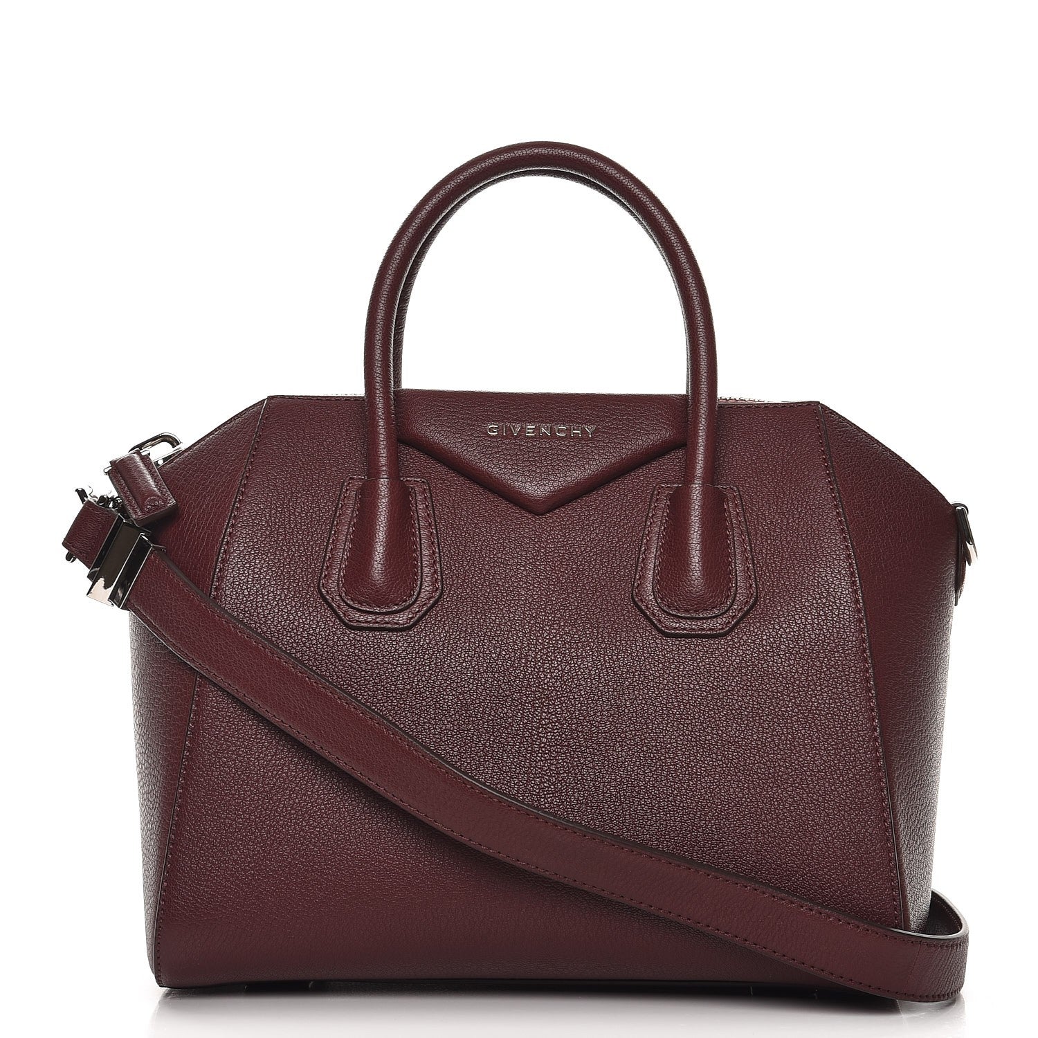 Givenchy Sugar Goatskin Small Antigona Oxblood 1 of 9