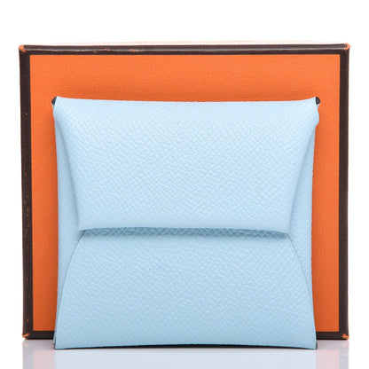 Hermes Epsom Bastia Coin Purse Bleu Zephyr 9 of 9