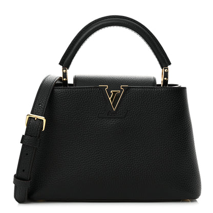 Louis Vuitton Taurillon Capucines BB Black 1 of 10