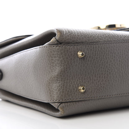 Gucci Dollar Calfskin Interlocking G Top Handle Shoulder Bag Loess 5 of 8