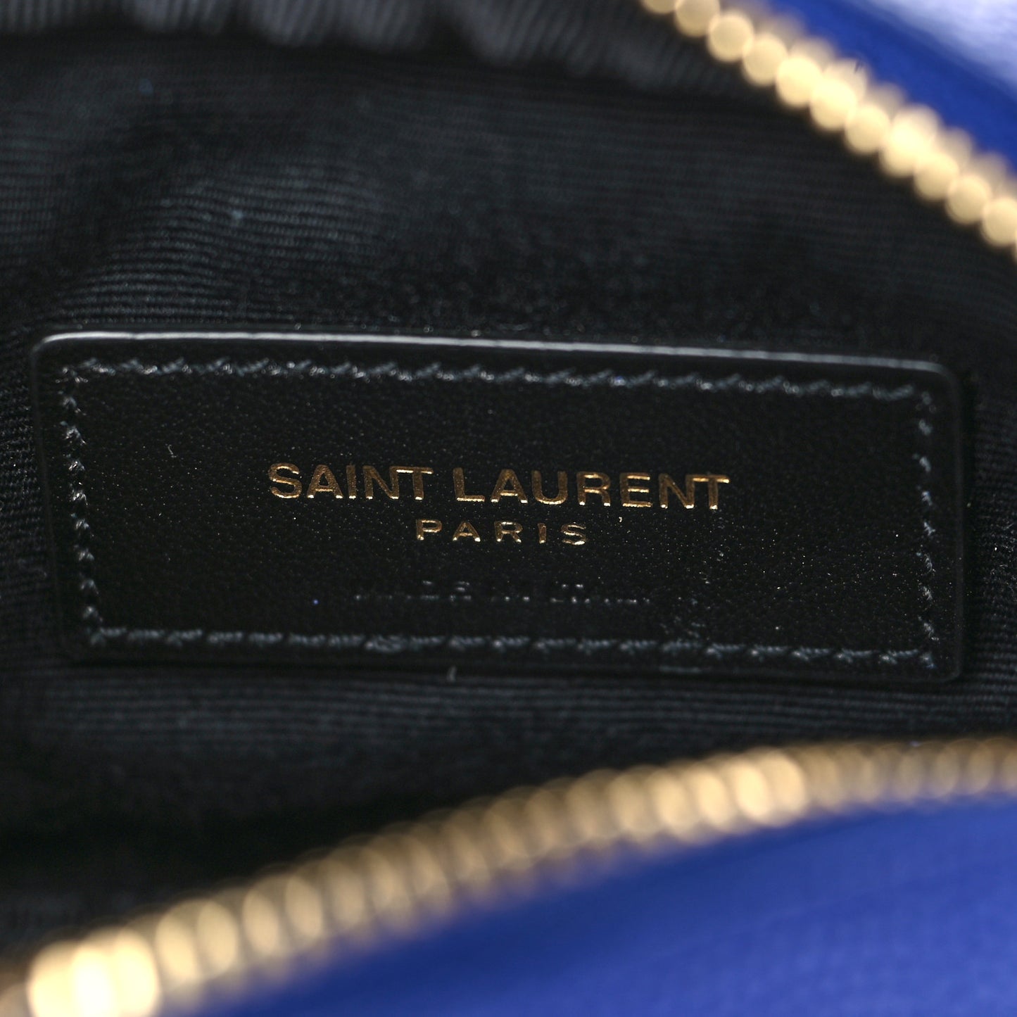 Grain De Poudre Matelasse Monogram Baby Lou Camera Bag Sapphire Blue