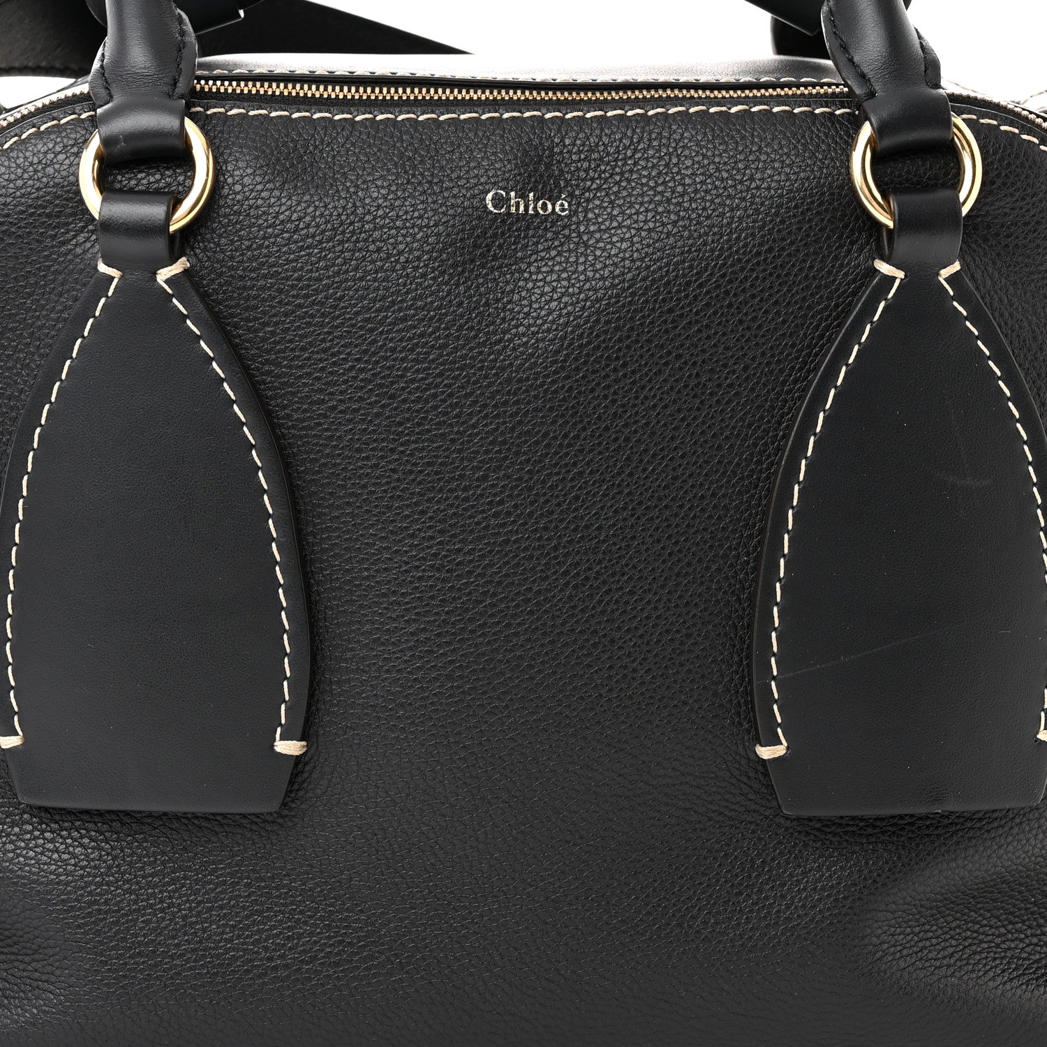 Chloe Calfskin Medium Daria Full Blue 9 of 14