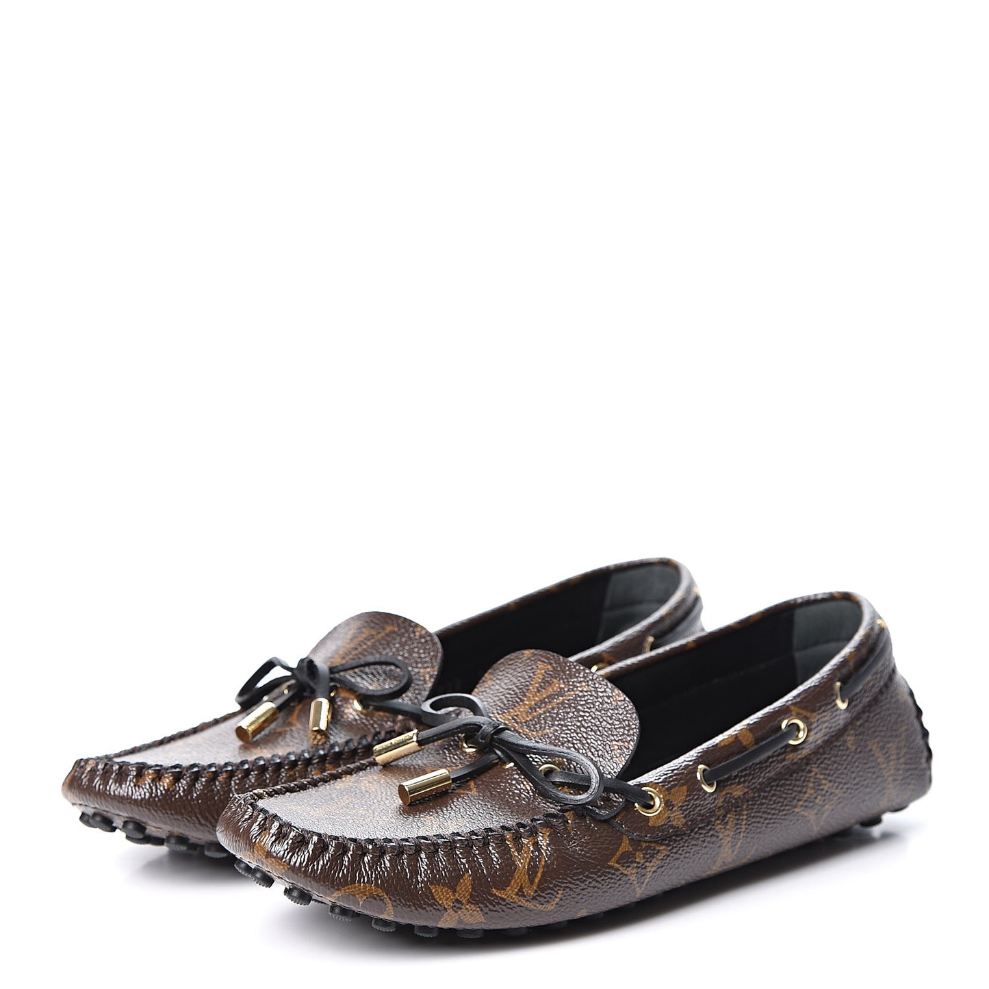 Patent Monogram Gloria Loafers 38