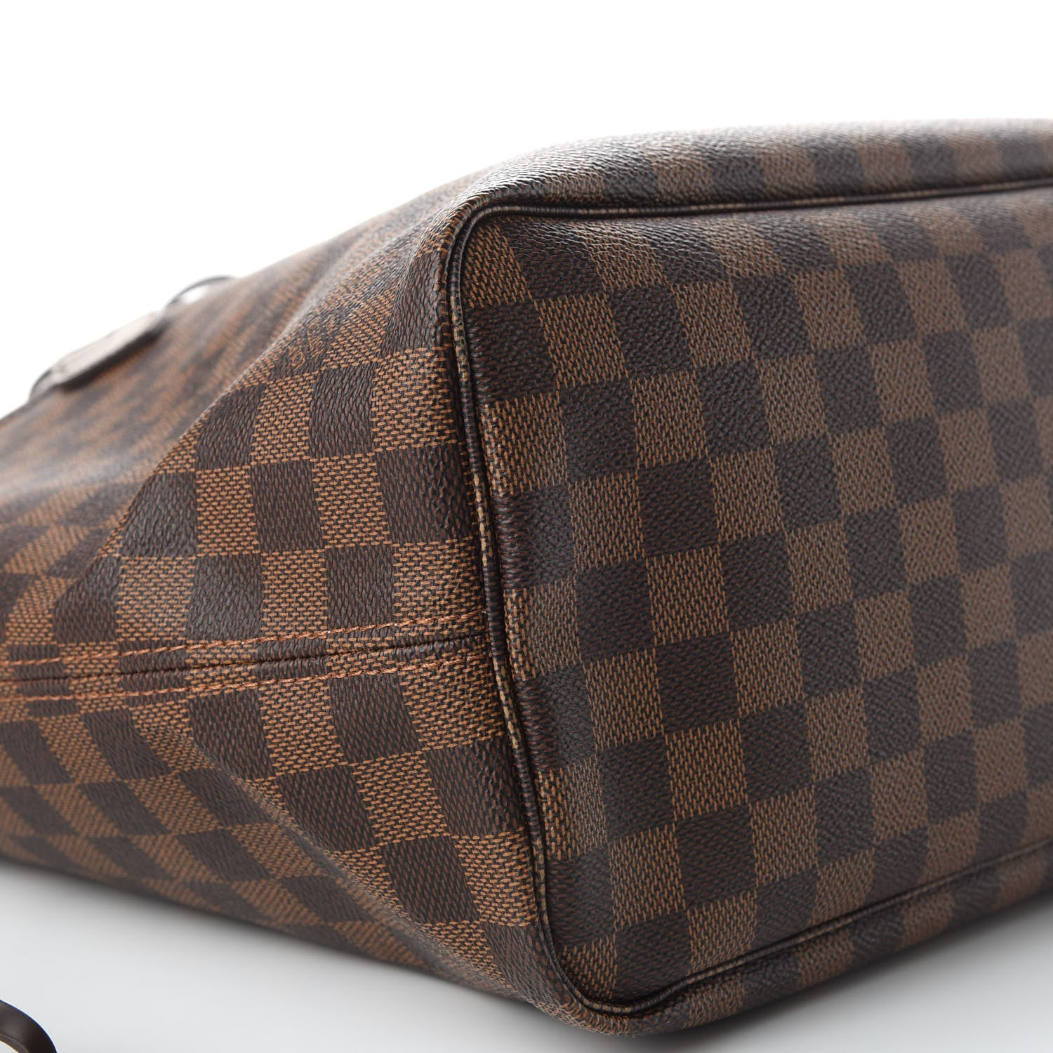 Louis Vuitton Damier Ebene Neo Neverfull MM Rose Ballerine 5 of 9