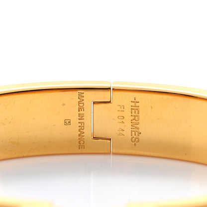 Hermes Enamel Narrow Clic Clac H Bracelet PM Orange 5 of 5