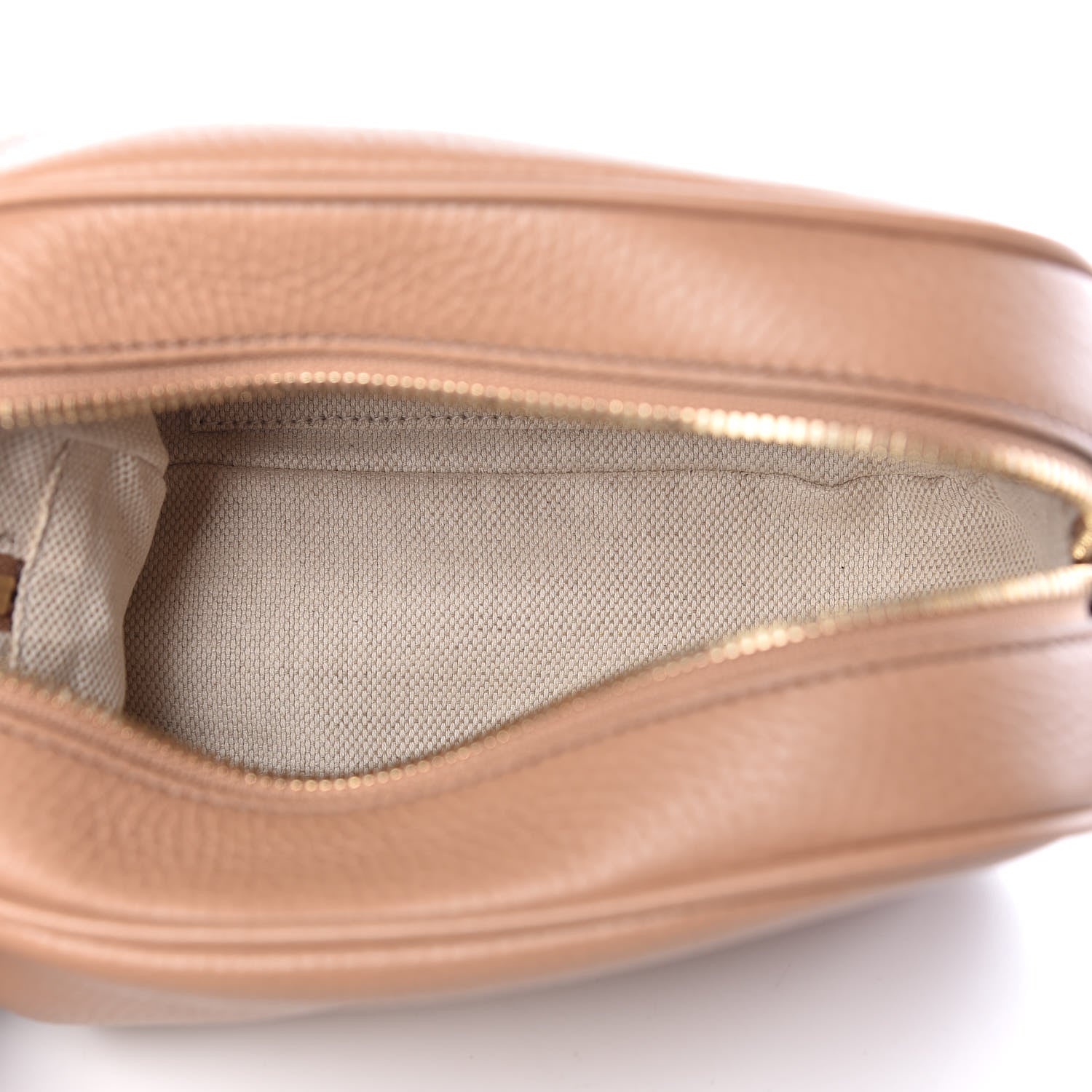Gucci Pebbled Calfskin Small Soho Disco Bag Rose Beige 5 of 9