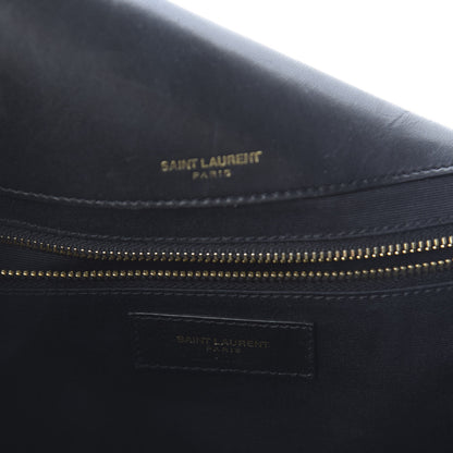 Saint Laurent Lambskin Patchwork Monogram Large Jamie Black 8 of 9
