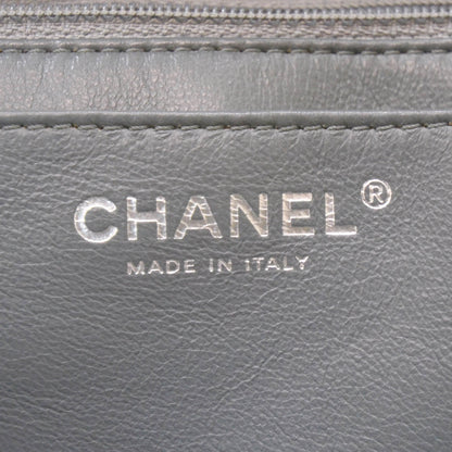 Chanel Patent Quilted Jumbo Flap Bag Grey 9 of 12