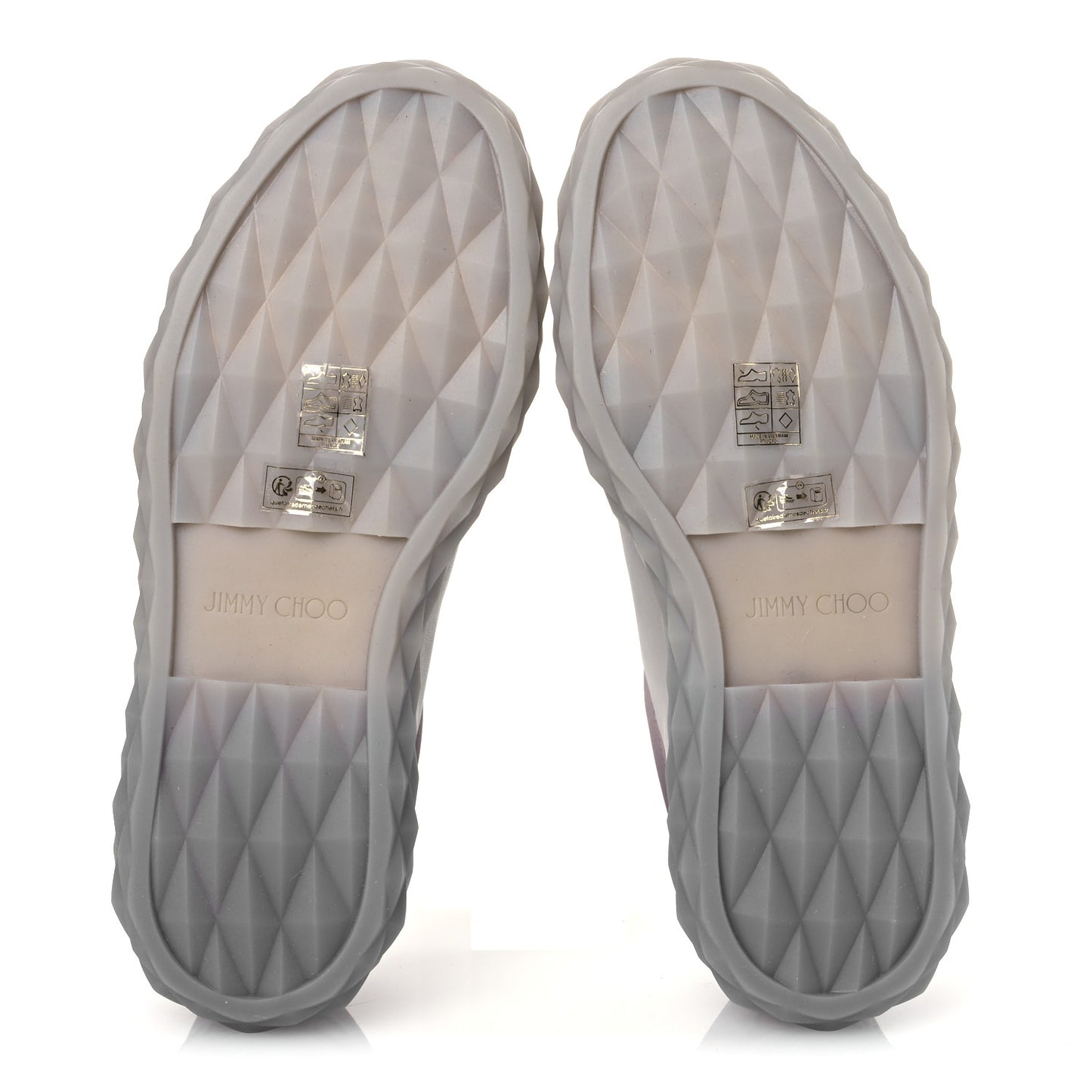Nappa Diamond Maxi F II Platform Sneakers 39.5 Grey